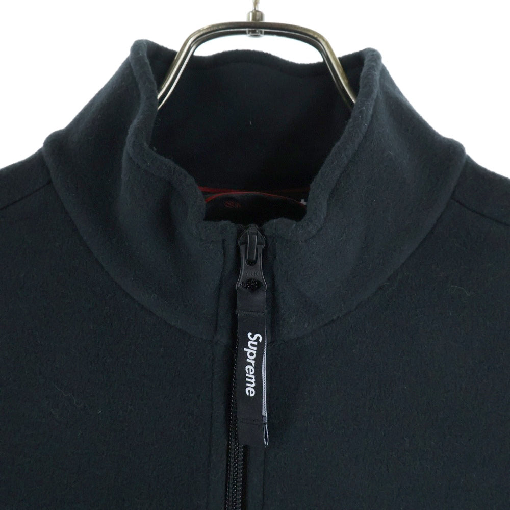 SUPREME(シュプリーム) 25AW ×Marmot Fleece Jacket マーモット ジップアップ フリースジャケット ブラック