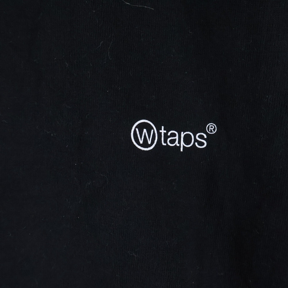 WTAPS(ダブルタップス) 25SS DOT SIGHT/SS/COTTON ドットサイト プリント クルーネック半袖Tシャツ カットソー ブラック 251ATDT-STM05S