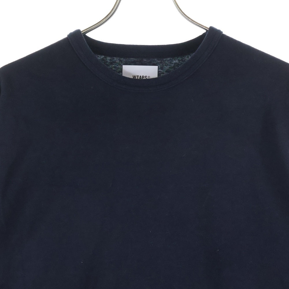 WTAPS(ダブルタップス) 25AW ACADEMY/LS/CTPL アカデミーロゴ クルーネック長袖Tシャツ カットソー ブラック 252ATDT-CSM14
