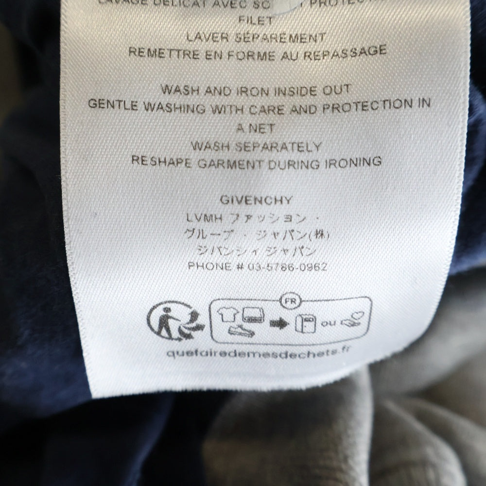 GIVENCHY(ジバンシィ) デストロイ加工 レイヤード スウェット プルオーバーパーカー グレー BMJ0JE3YK1