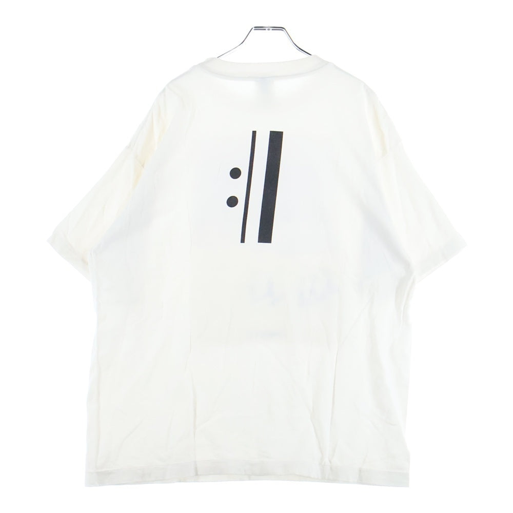 SAINT MICHAEL(セントマイケル) 25SS ×GEEKS RULE×EVENGELION EV SS TEE エヴァンゲリオン キャラクタープリント クルーネック半袖Tシャツカットソー ホワイト SM-HR8-0000-C11