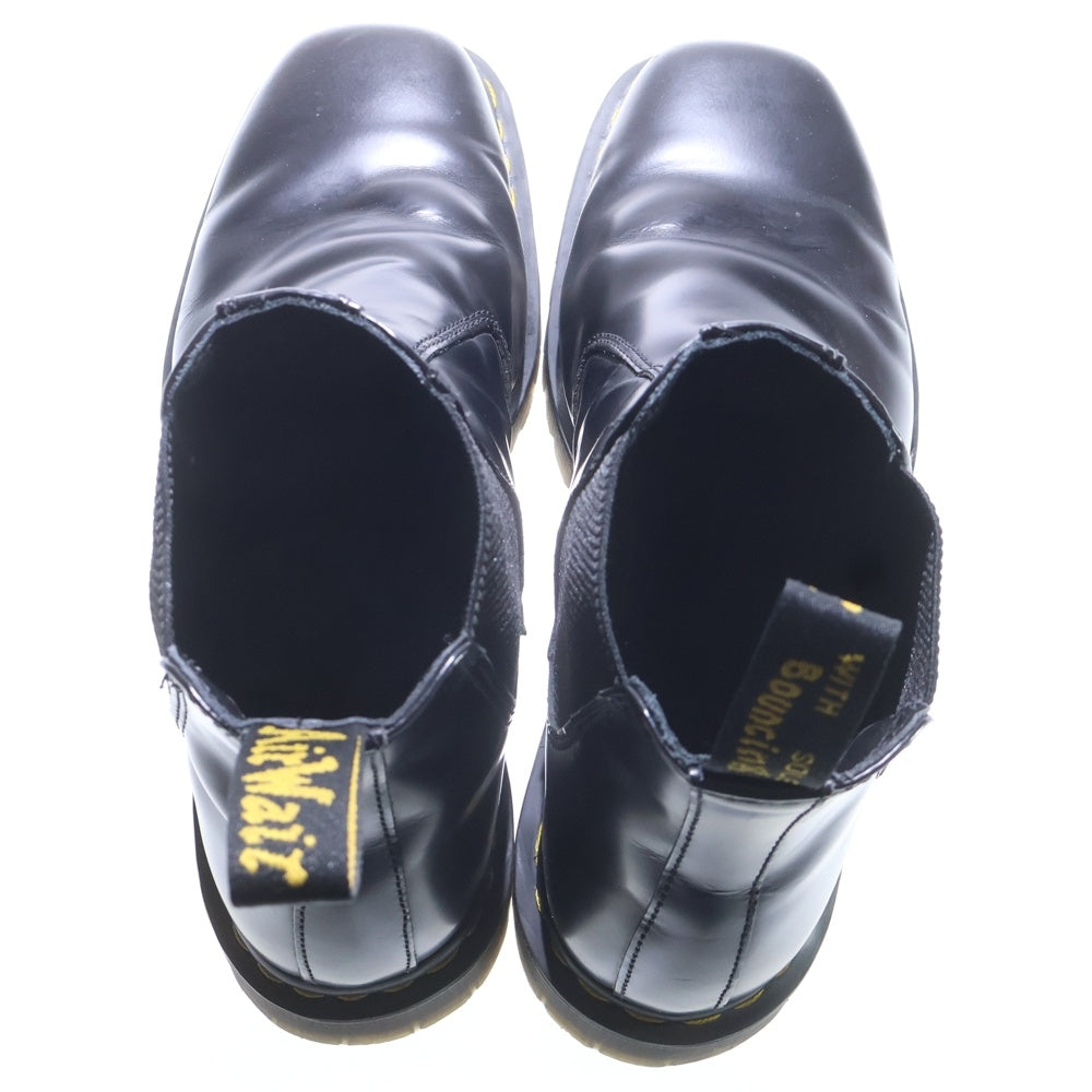Dr.Martens(ドクターマーチン) サイドゴア スクエアトゥ レザー ブーツ ブラック GV06X
