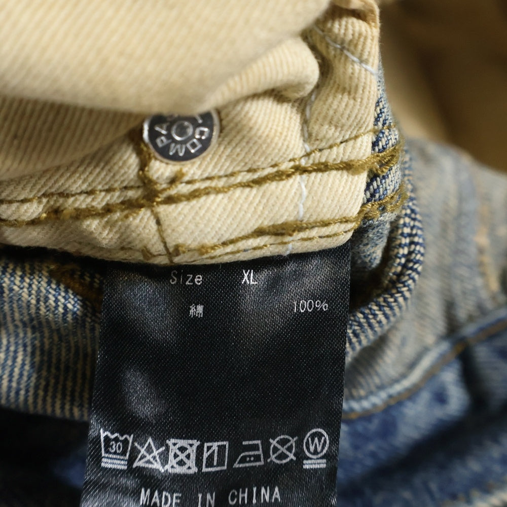 BREATH(ブレス) 24AW SUICIDE DENIM PANTS ワイド デニム カードパンツ インディゴ BR24AW-P1002