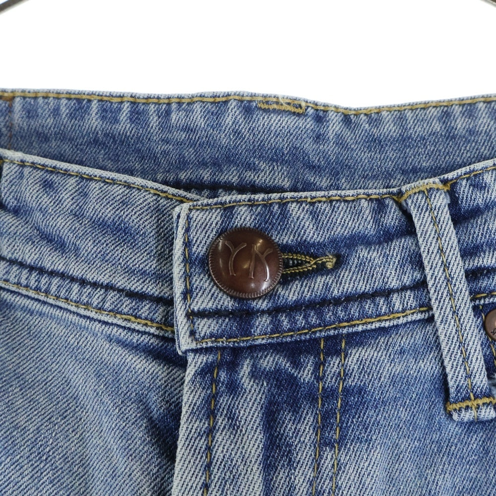 YANUK(ヤヌーク) ストレート デニムパンツ インディゴ 57251004