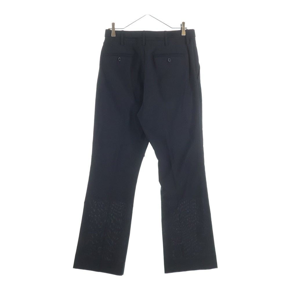 Sacai(サカイ) 23SS Suiting Pants スーチング ポリエステル ウール ベルテッド パンツ ブラック 23-02953M