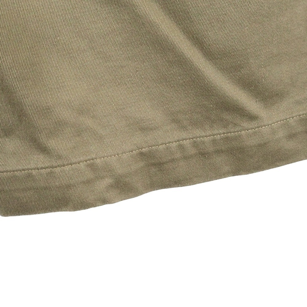 COMOLI(コモリ) 22SS コットン シンチバック チノオーバーパンツ ワークパンツ ベージュ V01-03006