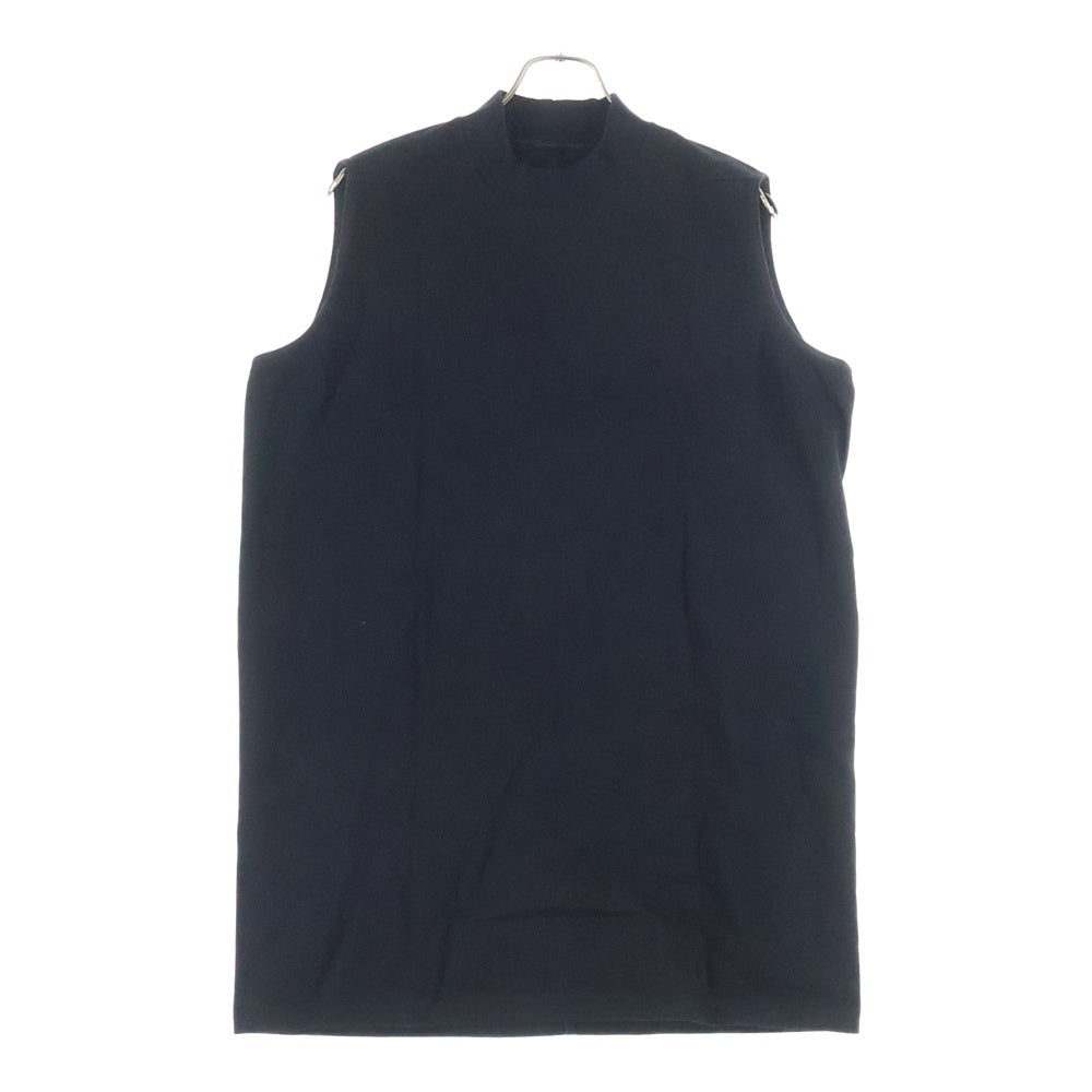 Rick Owens(リックオウエンス) NO SLEEVE CREW NECK SHIRTS ノースリーブ クルーネック カットソー ブラック RU15F7183-BA