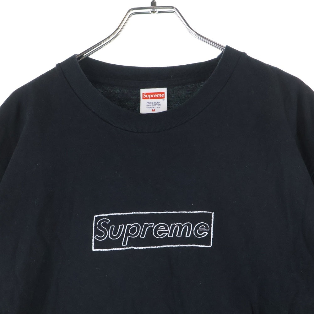 シュプリーム カウズ チョーク ロゴ Tシャツ ホワイト Supreme - SUPREME シュプリーム 21SS ×KAWS Chalk Logo Tee カウズ