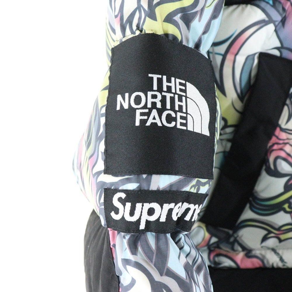 SUPREME(シュプリーム) 22AW ×THE NORTH FACE 700-FILL DOWN PARKA MULTICOLOR DRAGON ザノースフェイスフェイス フーデッド 中綿ダウンジャケット ドラゴン マルチ NF0A82R3