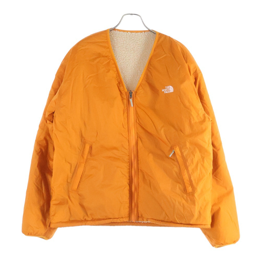 THE NORTH FACE(ザノースフェイス) REVERRSIBLE EXTREME PILE CARDIGAN リバーシブル エクストリーム パイル ジップアップ カーディガン オレンジ/ベージュ NP72334