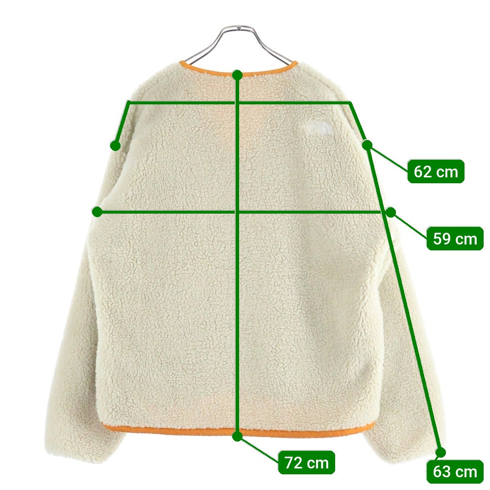 THE NORTH FACE(ザノースフェイス) REVERRSIBLE EXTREME PILE CARDIGAN リバーシブル エクストリーム パイル ジップアップ カーディガン オレンジ/ベージュ NP72334