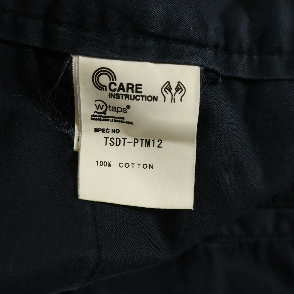 WTAPS(ダブルタップス) COTTON SHORTS コットン ショート ハーフパンツ ネイビー TSDT-PTM12
