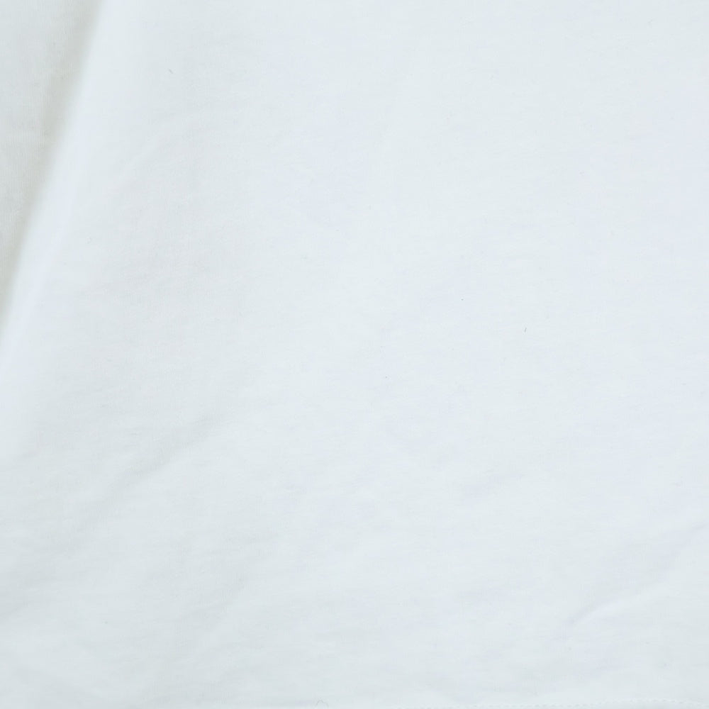 VETEMENTS(ヴェトモン) Only T-Shirt ロゴプリントクルーネック半袖Tシャツカットソー ホワイト UA63TR161W