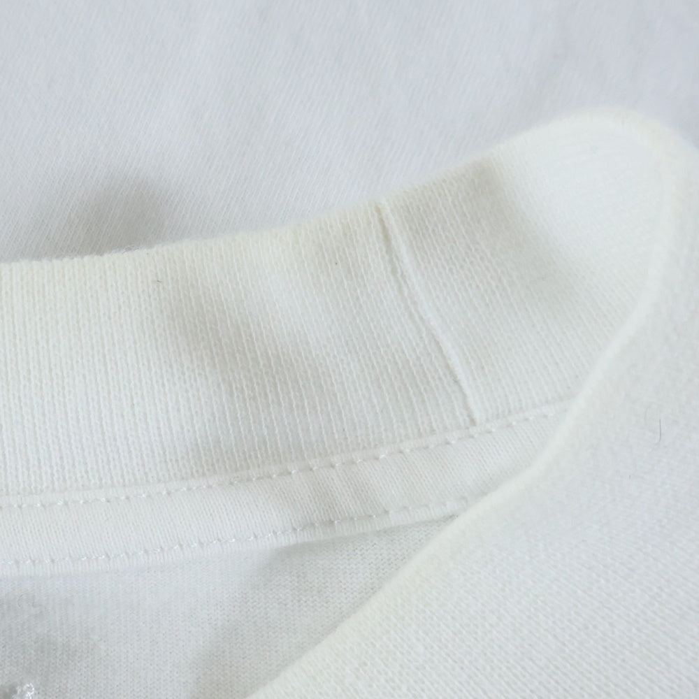 VETEMENTS(ヴェトモン) Only T-Shirt ロゴプリントクルーネック半袖Tシャツカットソー ホワイト UA63TR161W