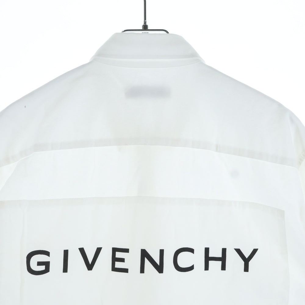 GIVENCHY(ジバンシィ) バッグロゴプリント 長袖シャツ ホワイト BM60H012AG