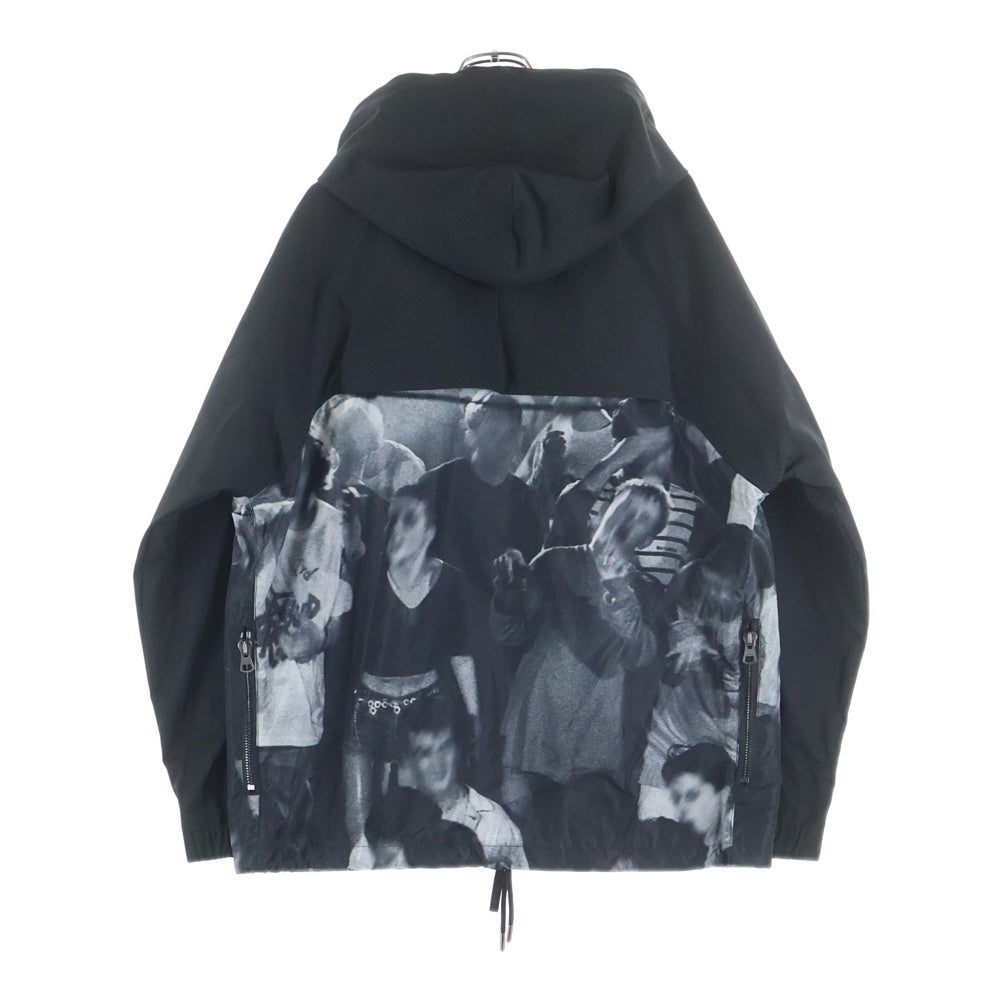 BURBERRY(バーバリー) MONOCHROME モノクローム ナイロン ジップアップ フーディジャケット ブラック 8024059