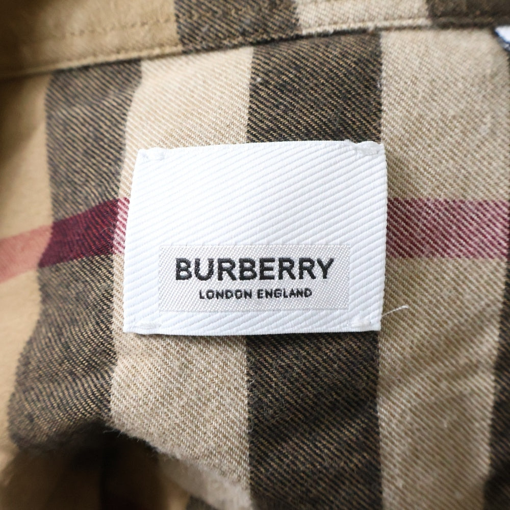 BURBERRY(バーバリー) 20AW ノバチェック 長袖シャツ ブラウン 4565531