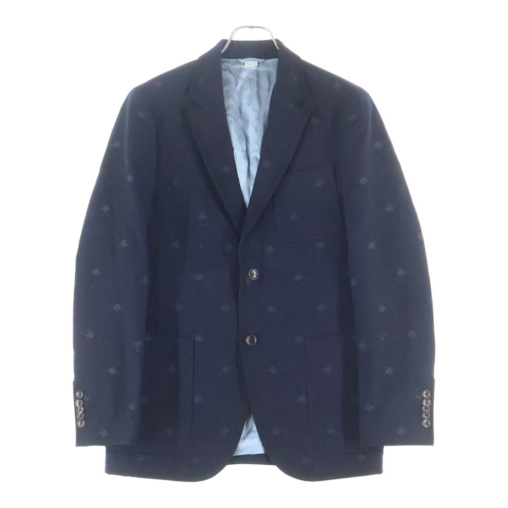 GUCCI(グッチ) 総柄 2B シングル テーラードジャケット ブラック 521888 Z335H