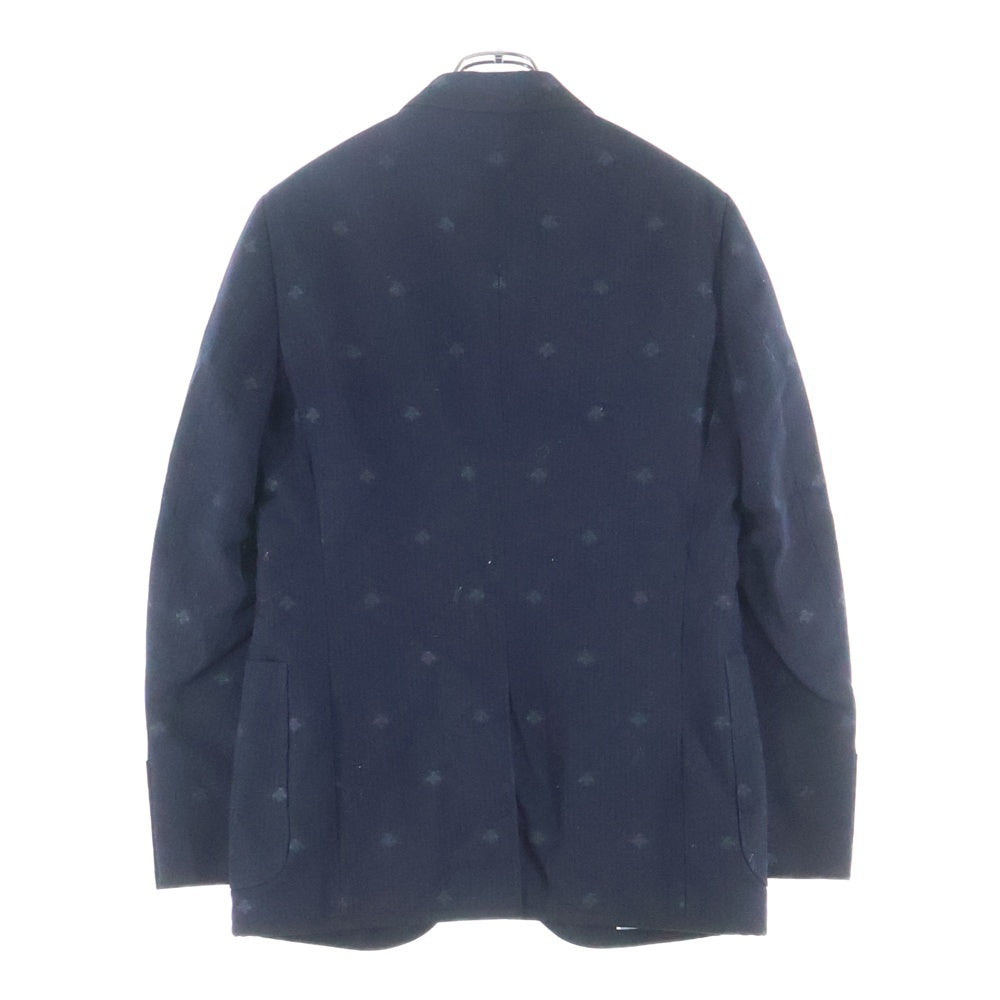 GUCCI(グッチ) 総柄 2B シングル テーラードジャケット ブラック 521888 Z335H