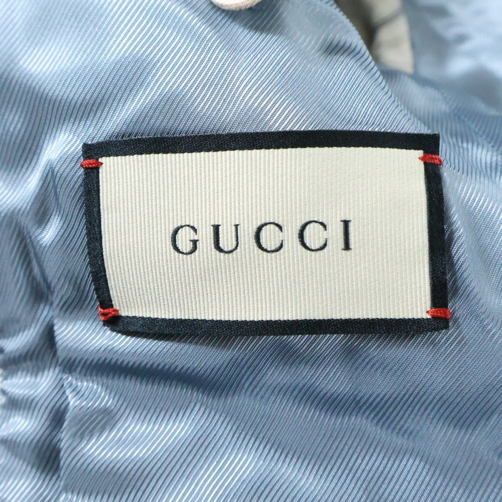 GUCCI(グッチ) 総柄 2B シングル テーラードジャケット ブラック 521888 Z335H