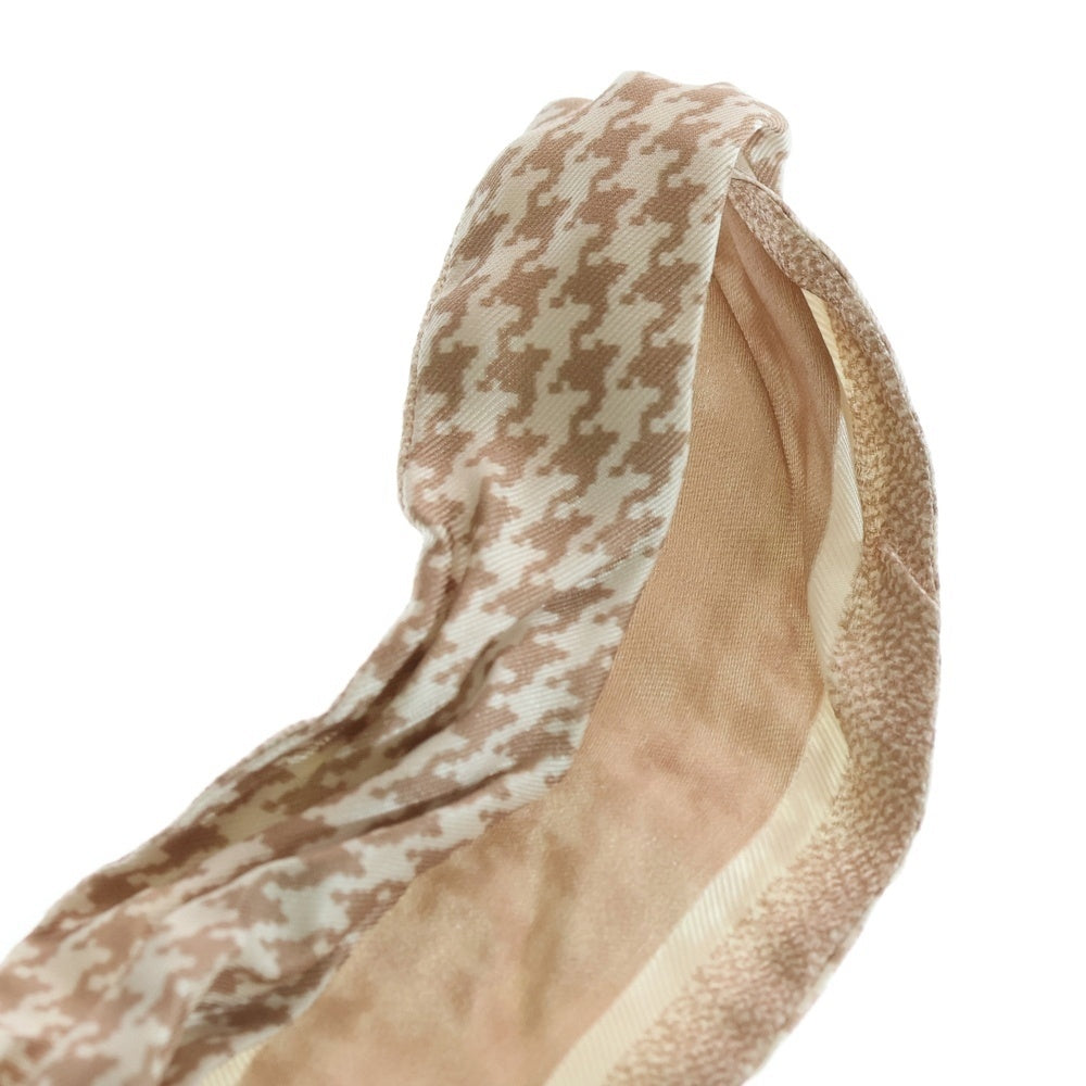 Christian Dior(クリスチャンディオール) ミッツァ シルク スカーフ ベージュ レディース