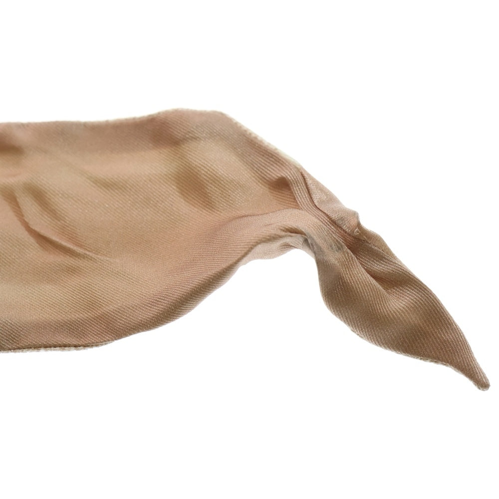 Christian Dior(クリスチャンディオール) ミッツァ シルク スカーフ ベージュ レディース