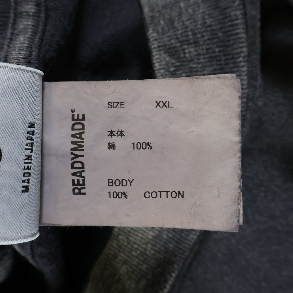 READY MADE(レディメイド) 24AW LS T-SHIRT SNAKE スネークプリント ロングスリーブ長袖Tシャツカットソー チャコールグレー RE-CO-BK-00-00-282