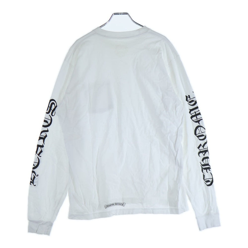 CHROME HEARTS(クロムハーツ) NECK LOGO L/S TEE ネックロゴ プリント