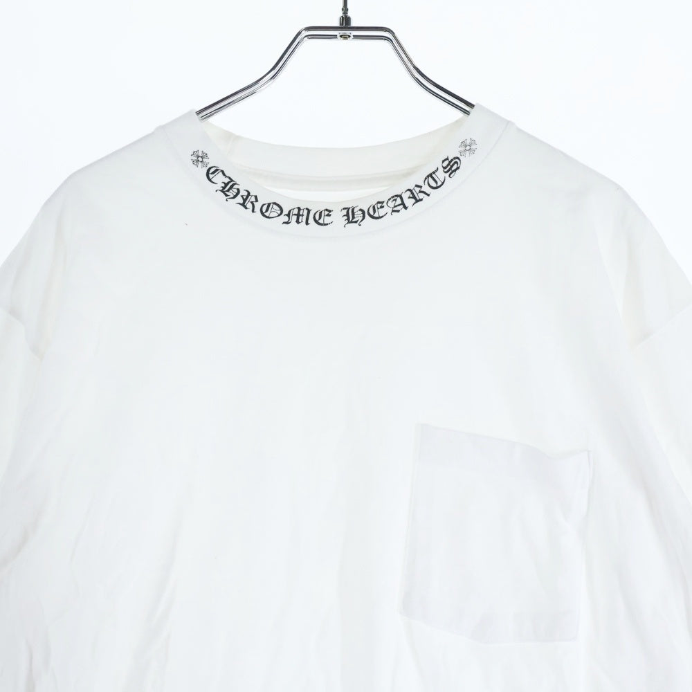 CHROME HEARTS(クロムハーツ) NECK LOGO L/S TEE ネックロゴ プリント