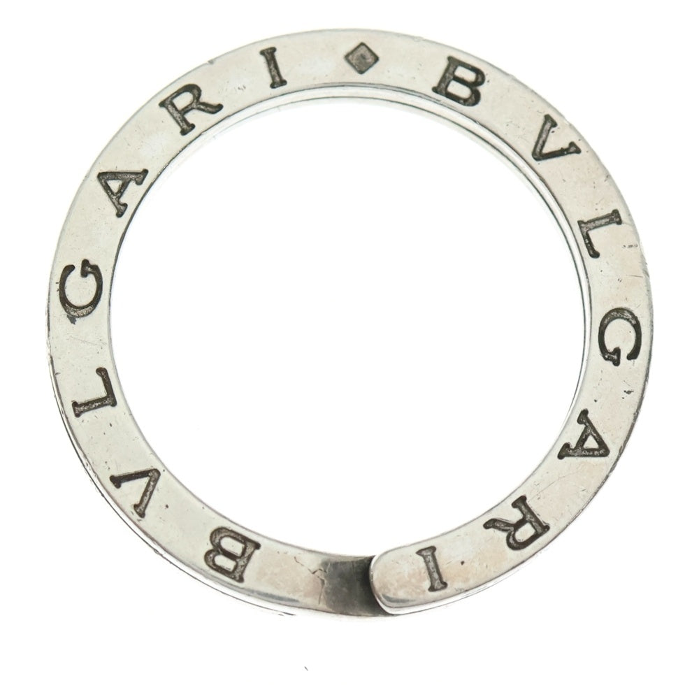 BVLGARI(ブルガリ) ロゴ刻印 キーリング シルバー レディース