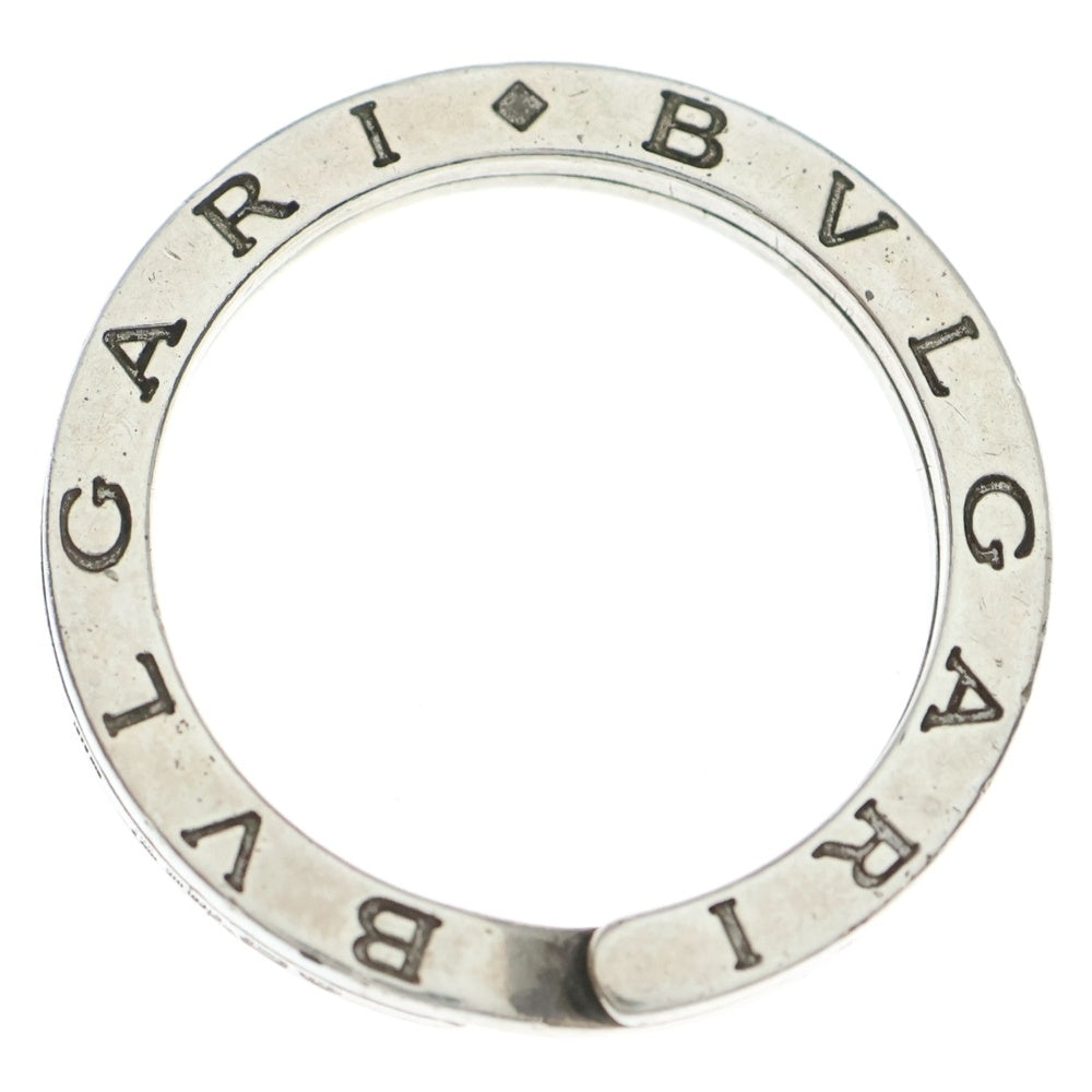 BVLGARI(ブルガリ) ロゴ刻印 キーリング シルバー レディース