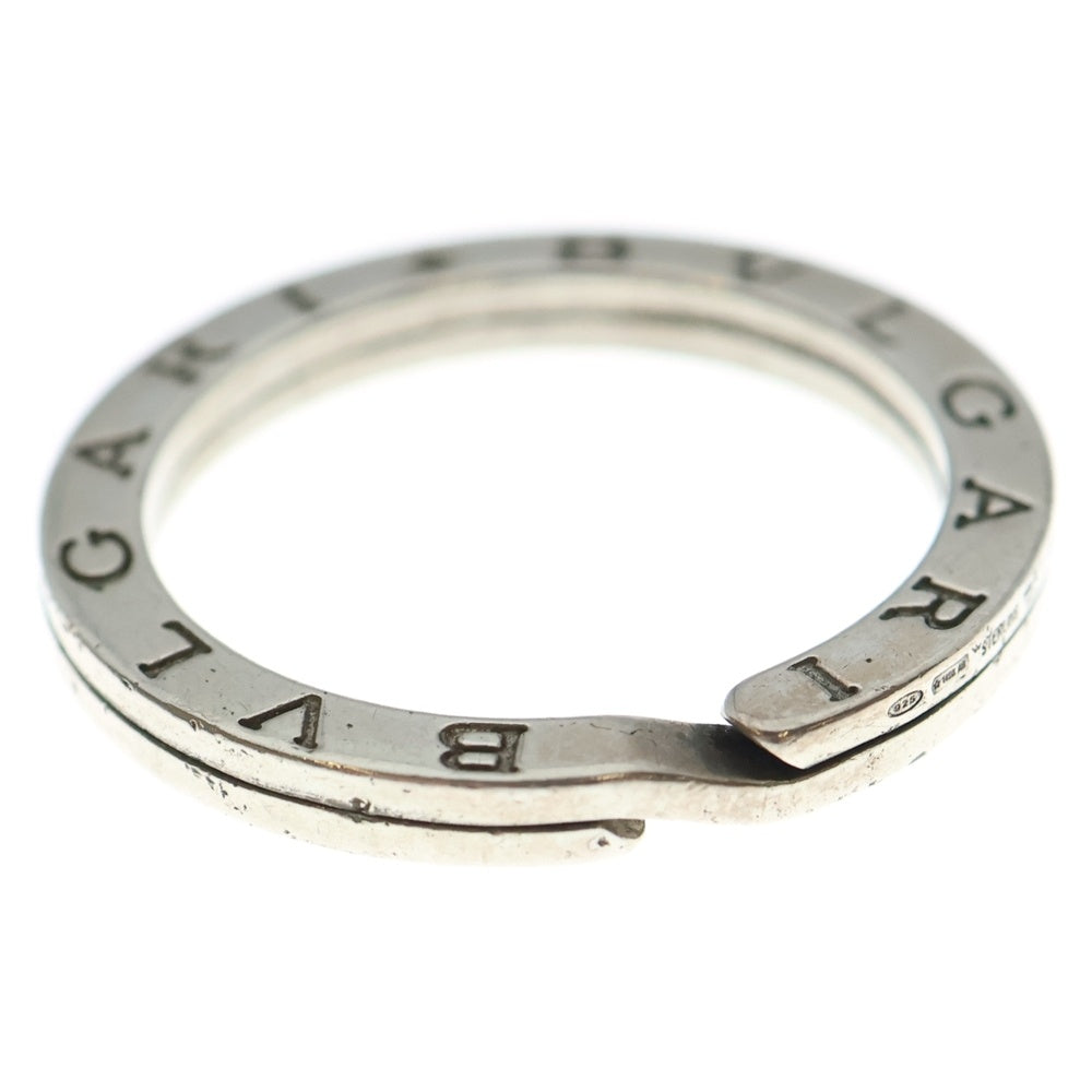 BVLGARI(ブルガリ) ロゴ刻印 キーリング シルバー レディース