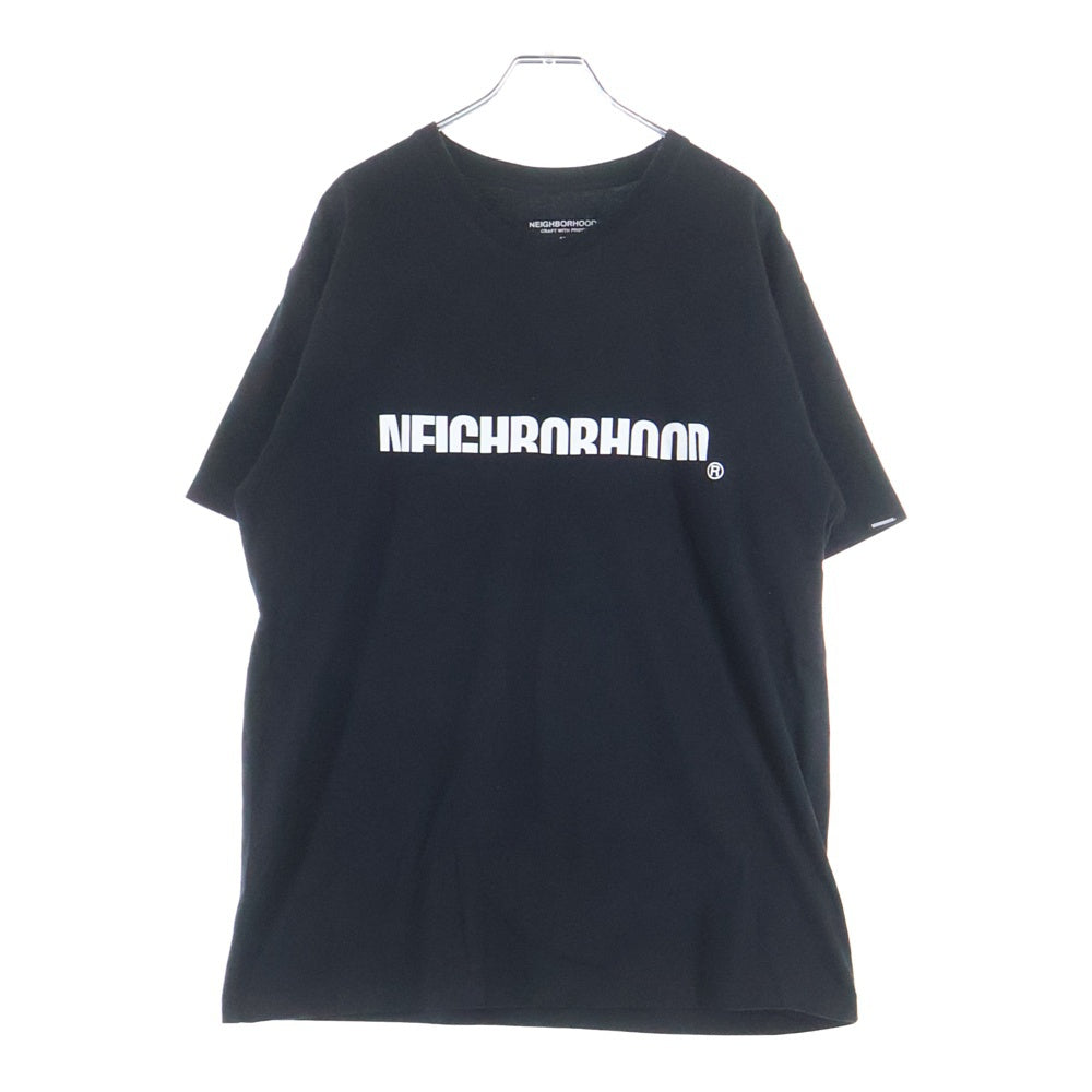 NEIGHBORHOOD(ネイバーフッド) Logo S/S Tee ロゴ半袖Tシャツ ブラック