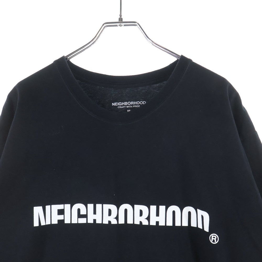 NEIGHBORHOOD(ネイバーフッド) Logo S/S Tee ロゴ半袖Tシャツ ブラック