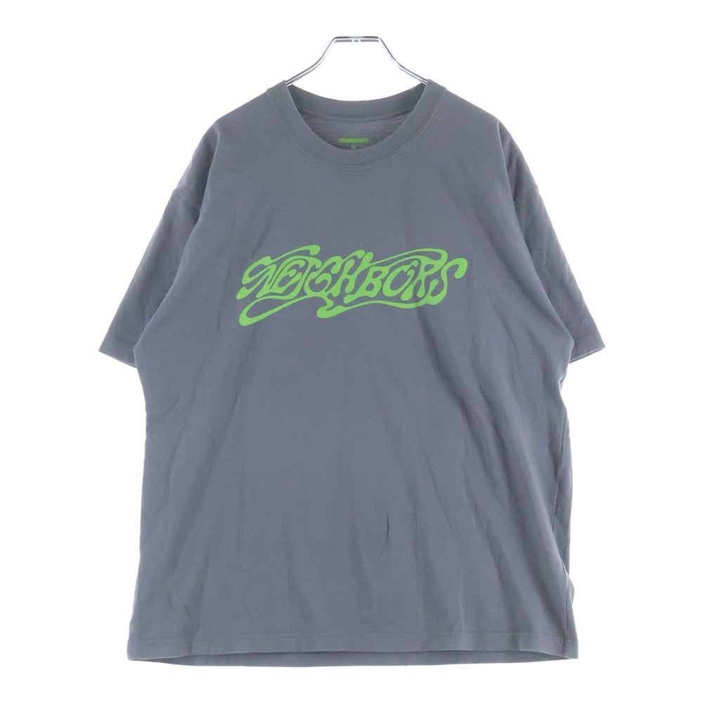 NEIGHBORHOOD(ネイバーフッド) ペイントロゴ 半袖Tシャツ グレー
