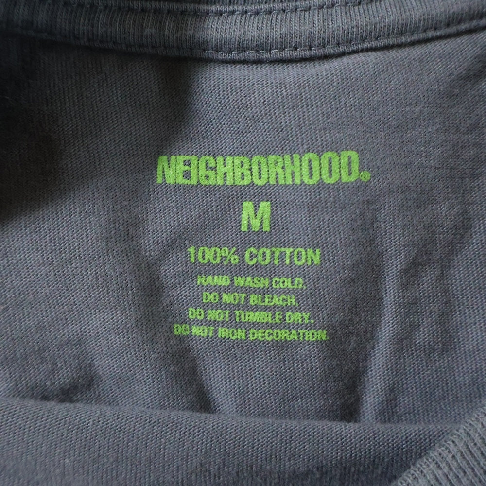 NEIGHBORHOOD(ネイバーフッド) ペイントロゴ 半袖Tシャツ グレー