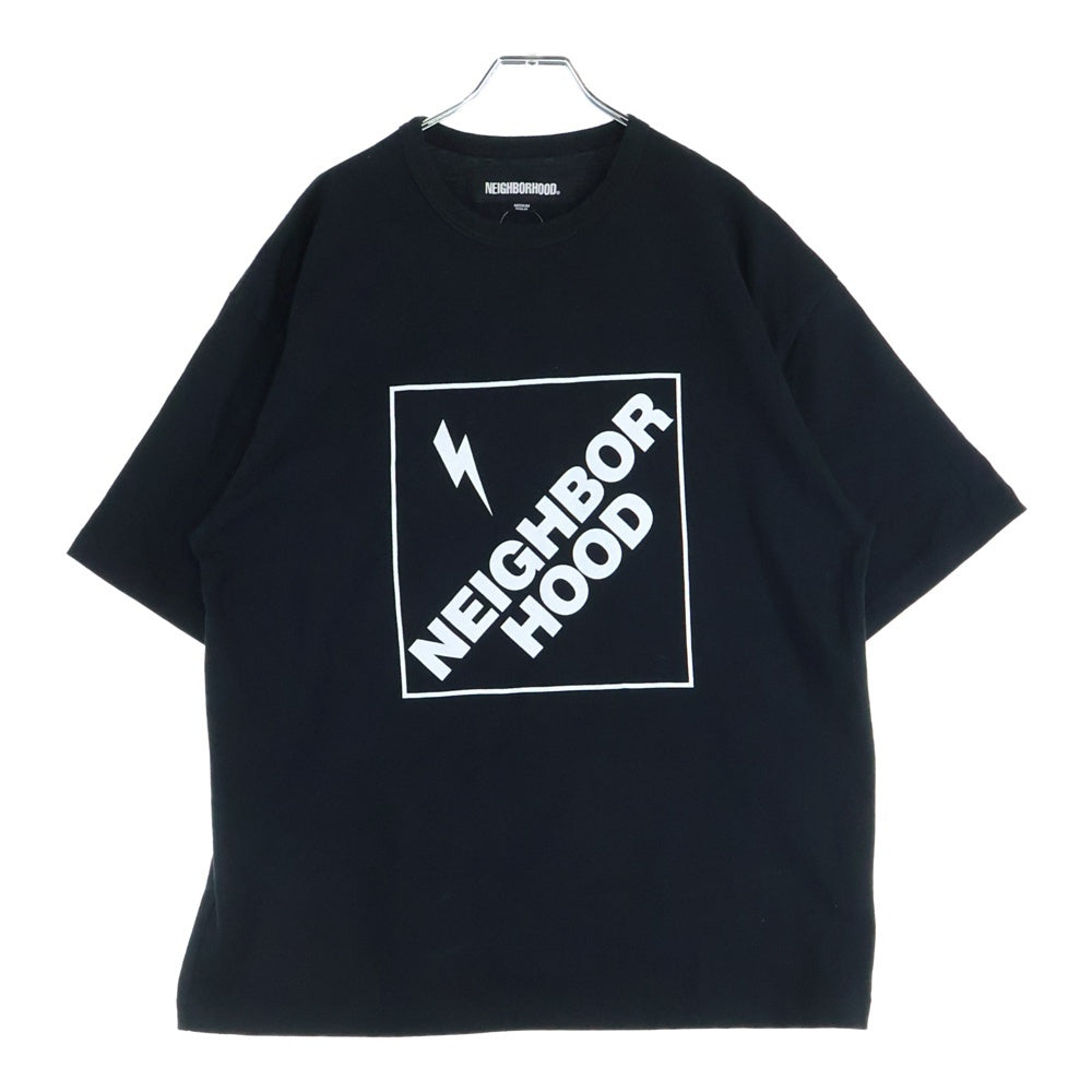 NEIGHBORHOOD(ネイバーフッド) 22AW CLASSIC LOGO SS クラシックロゴ 半袖Tシャツ ブラック 222TPNH-CSM07