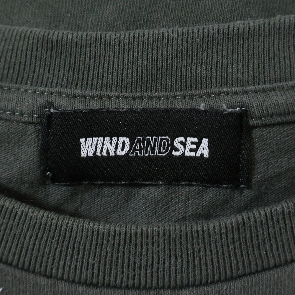 WIND AND SEA(ウィンダンシー) ×Disney Donald Boat SS Tee ディズニー ドナルドボート 半袖Tシャツ チャコールグレー WDS-C-DSNY-25-Q2-04