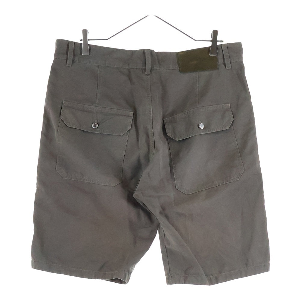 LOUIS VUITTON(ルイヴィトン) 10SS パンチング レザーパッチ ジップフライ ショーツ ハーフパンツ カーキ RM101M MQPA31BCQ