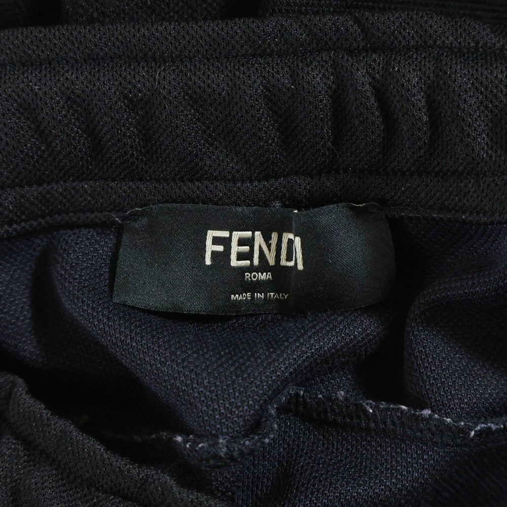 FENDI(フェンディ) ×Karl Lagerfeld Karlito Jogger Pants カリートラガーフェルト ラインストーン イージー ジョガーパンツ ブラック FAB512 A2UU