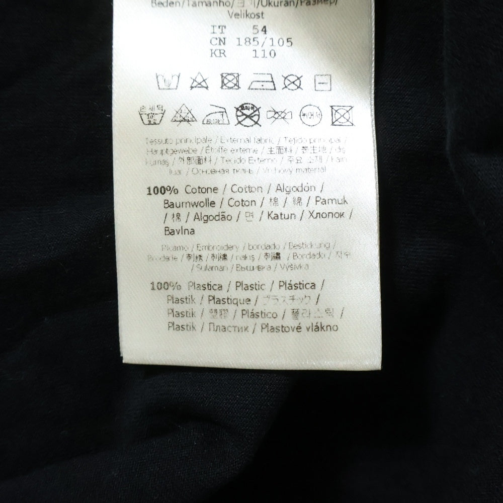 FENDI(フェンディ) ×Karl Lagerfeld Karlito Lovers Tee カリートラガーフェルド ラバーズ フェンディ ラインストーン 半袖Tシャツ ブラック FY0682 O9K