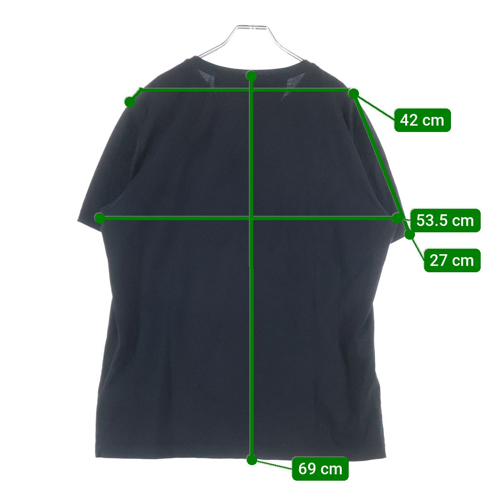 FENDI(フェンディ) ×Karl Lagerfeld Karlito Lovers Tee カリートラガーフェルド ラバーズ フェンディ ラインストーン 半袖Tシャツ ブラック FY0682 O9K