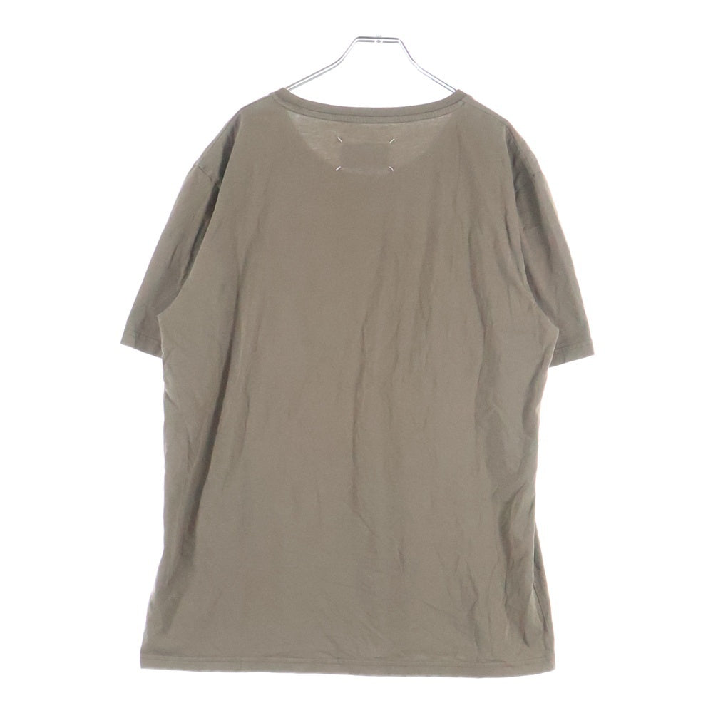 NO BRAND(ノーブランド) Maison Margiela 10（メゾンマルジェラ10）17AW カレンダータグ 半袖Tシャツ ブラウン S50GC0476