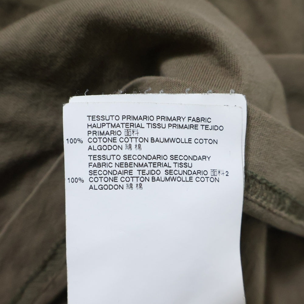 NO BRAND(ノーブランド) Maison Margiela 10（メゾンマルジェラ10）17AW カレンダータグ 半袖Tシャツ ブラウン S50GC0476