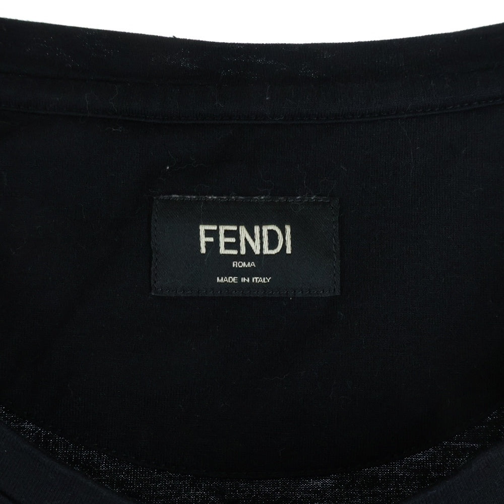 FENDI(フェンディ) Bugs Eye S/S Tee バグズアイ 半袖Tシャツ ブラック FY0722 94T