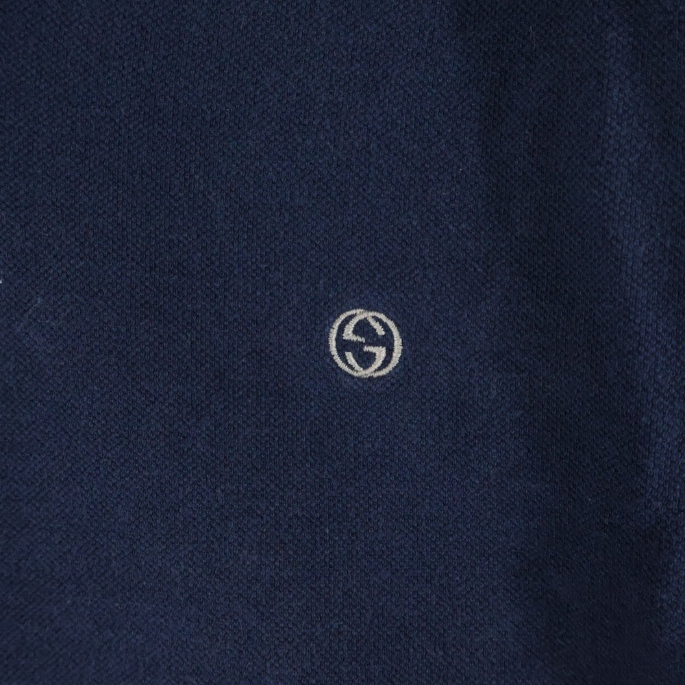 GUCCI(グッチ) インターロッキングG 半袖ポロシャツ ネイビー 313989 X3889