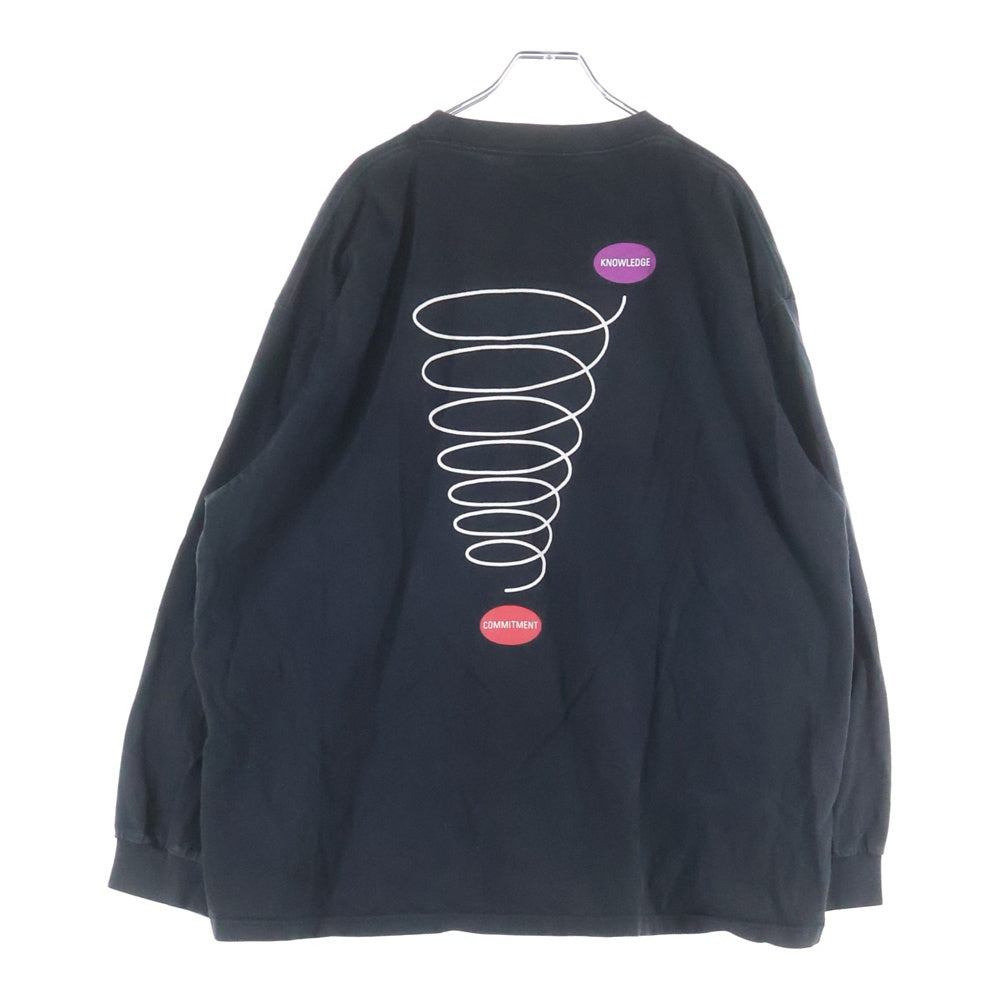 BALENCIAGA(バレンシアガ) Commitment L/S Tee コミットメント 長袖Tシャツ ロンT ブラック 532572 TAV04