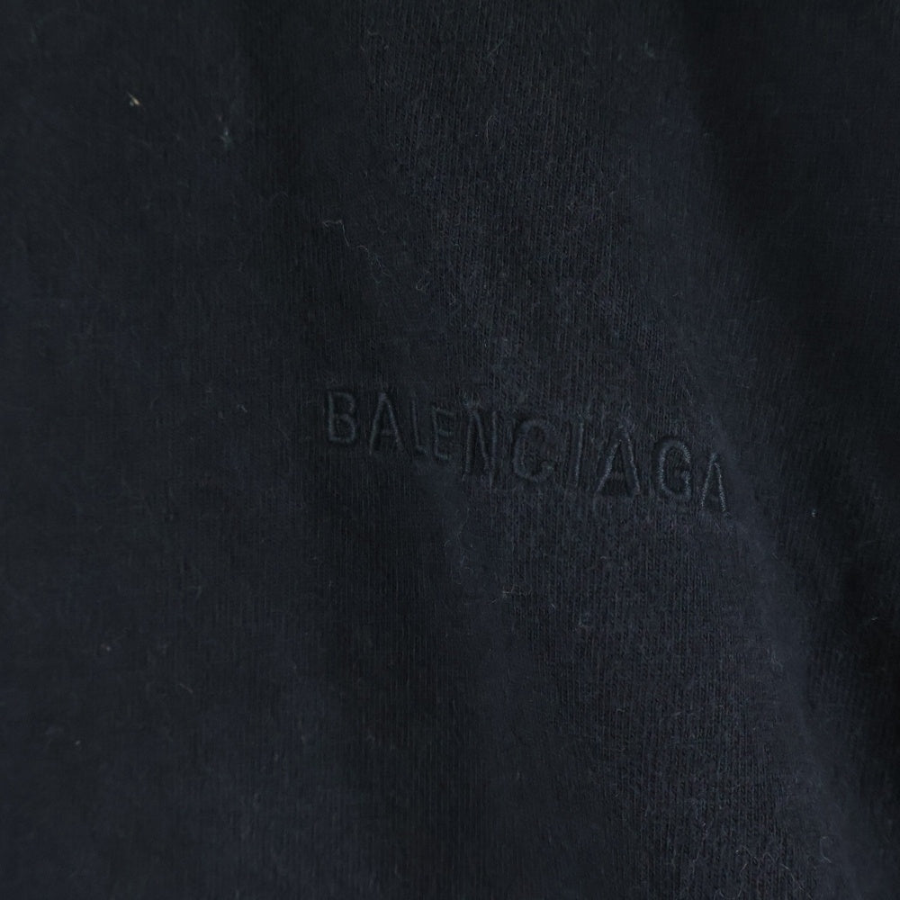 BALENCIAGA(バレンシアガ) Commitment L/S Tee コミットメント 長袖Tシャツ ロンT ブラック 532572 TAV04