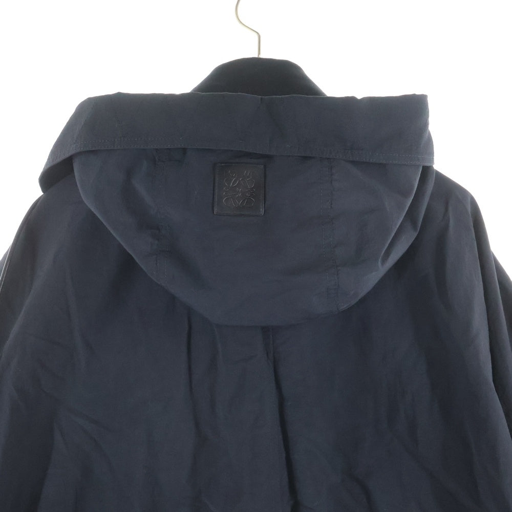 LOEWE(ロエベ) フード付き スプリング モッズコート ブラック H526Y01WAS