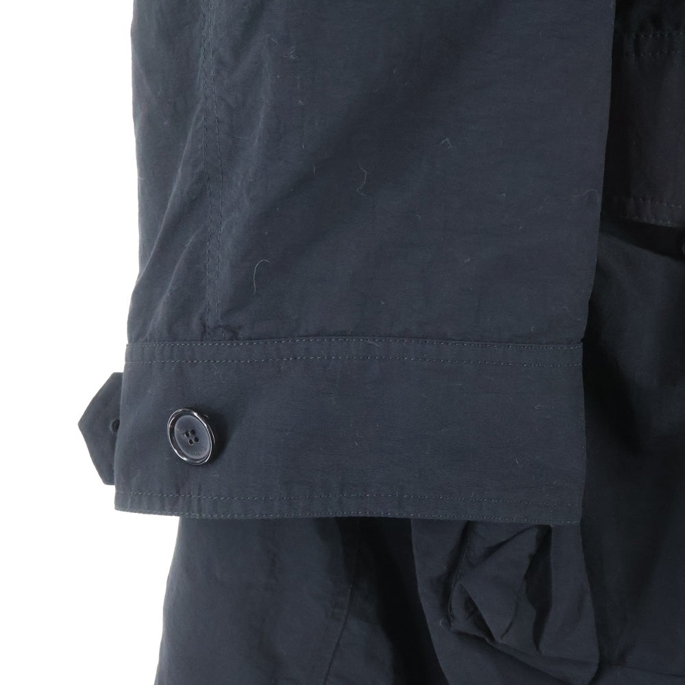 LOEWE(ロエベ) フード付き スプリング モッズコート ブラック H526Y01WAS